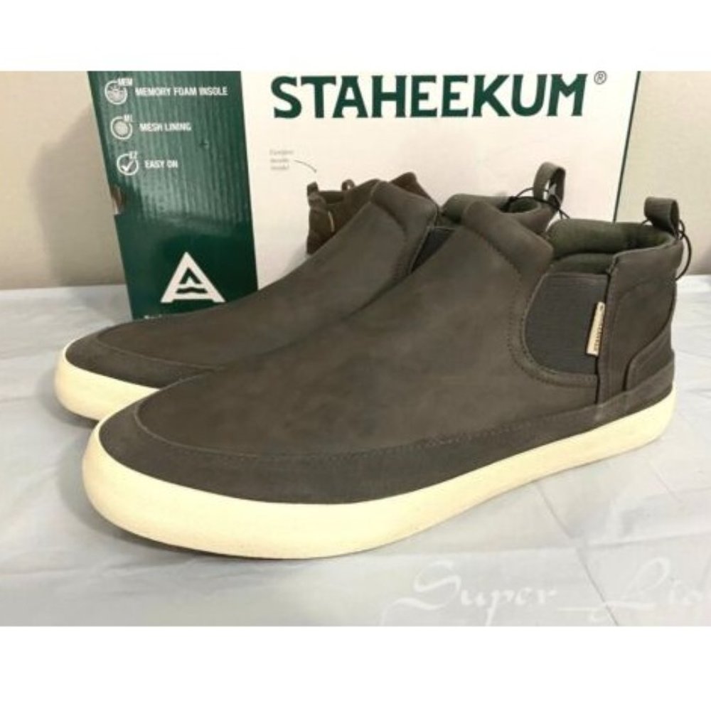 Staheekum Men's Memory Foam Mesh Lining Chelsea Shoes GRAY - Picture 5 of 8